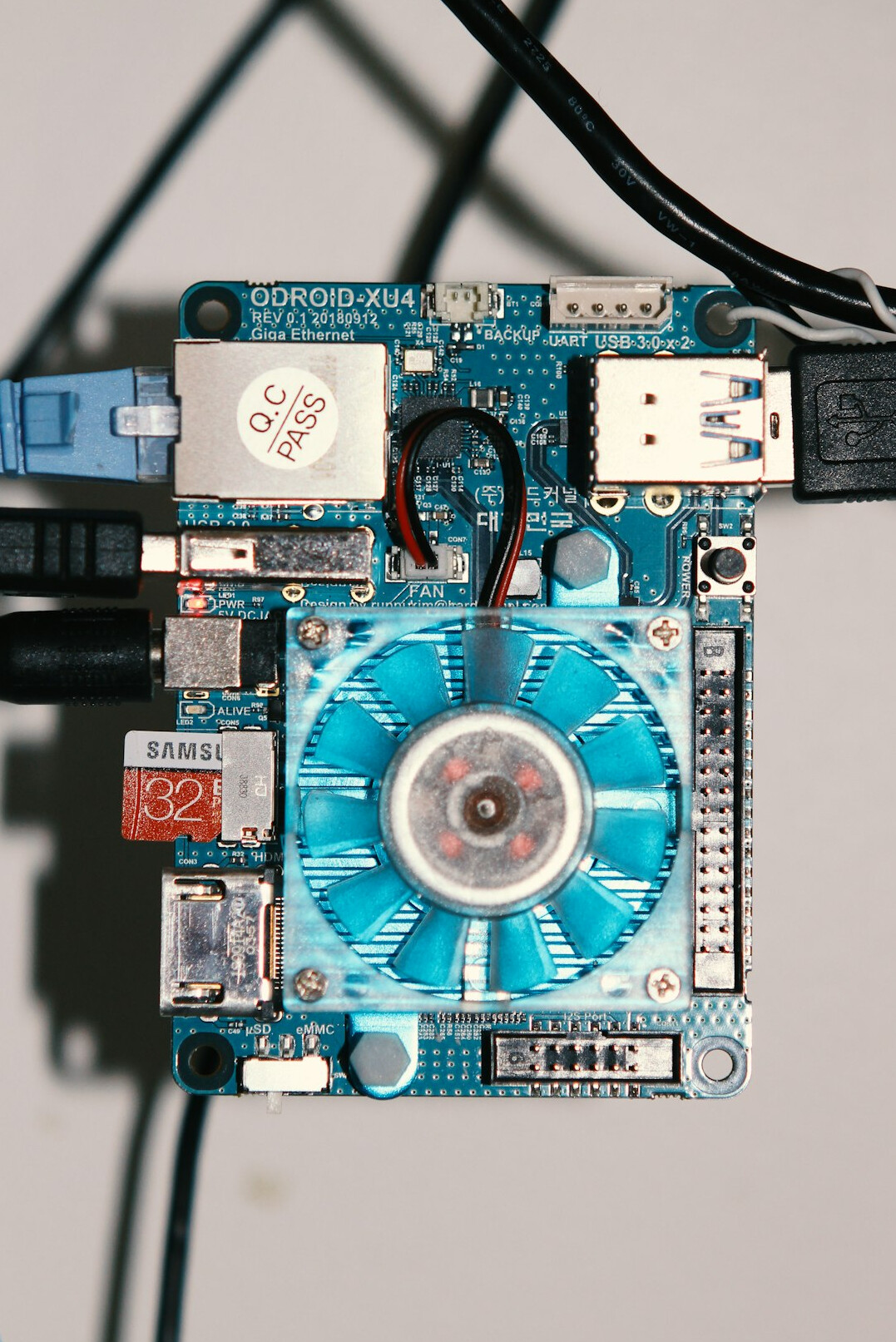Close-up of a circuit board