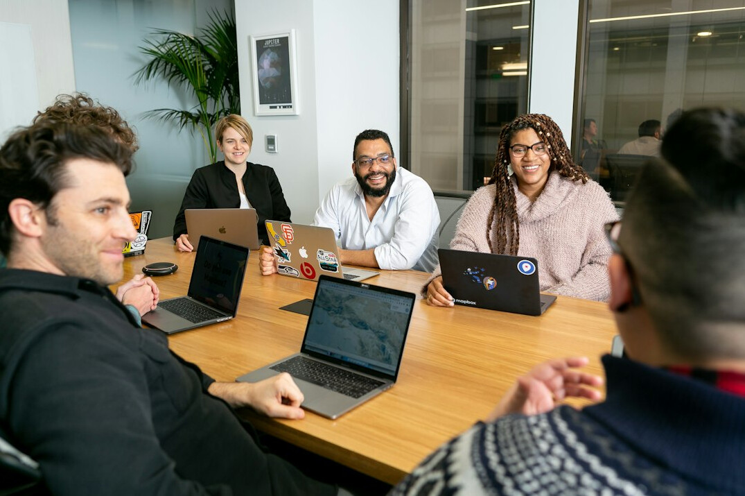 corporate team meeting